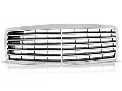 Grill For Mercedes W202 C-Class Sedan Wagon 1993 1994 1995-2000 VR-195 Chrome • $107.02