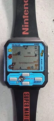 Vintage 1989 Super Mario Bros. Nintendo Game Watch M.Z. Berger Co. Nelsonic • $150