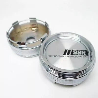 4 Pcs Set 66mm/62mm SSR Style XXR ROTA G-Force CHROME Racing Wheel Center Caps • $39.99