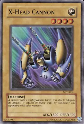 X-Head Cannon Super Rare Yu-Gi-Oh! Card MFC-004 VERY GOOD • $7.09