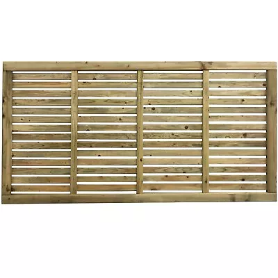 £386.86 • Buy Contemporary Slatted Fence Panel 1800x1800mm - Various Sizes 