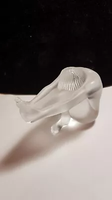 Lalique Glass Signed Statue Of A Woman Leg Extended (Nu Tentation) • £100