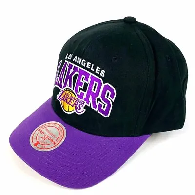 £37.85 • Buy LA Lakers Hat - Black NBA Team Arch Pro Crown Snapback - Mitchell & Ness