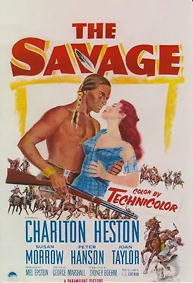 The Savage 1952 Dvd. Charlton Heston. Copy Of Public Domain Film. Disc Only • £3.95