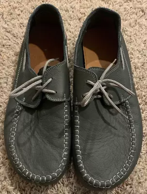 Tadeevo Minimalist Boat Shoes Gray Mens Size 44 EU / 10 US • $44.99