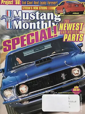 Mustang Monthly Magazine March 2001 - 428 Super Cobra Jet 1965 Shelby GT5000 • $6.99