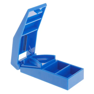 $4.02 • Buy Medicine Pill Splitter Portable Storage Box Tablet Holder Cutter Compartment