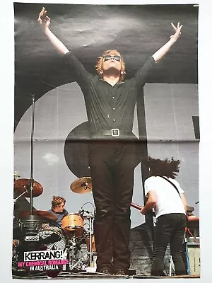 MY CHEMICAL ROMANCE Gerary Way / Frank Iero LIVE Kerrang! Magazine POSTER 2012 • £7