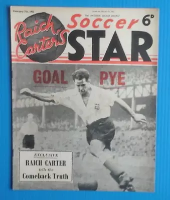 Raich Carter's Soccer Star Magazine February 7th 1953 • £9