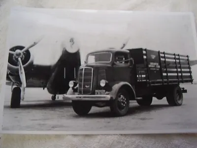 $15.95 • Buy 1939 Mack Stake Truck Lockheed Aircraft Burbank Ca Plane  11 X17 Photo Picture