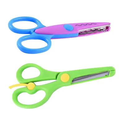 £6.96 • Buy 2pcs Kids Children Left Right Handed Scissors Craft   Paper Cutting Tool