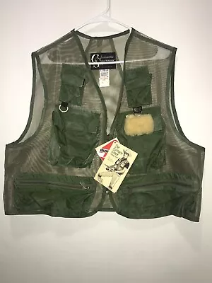 Vintage Mens Columbia Sportswear XL The Furnace Creek Fly Fishing Vest Estate • $34