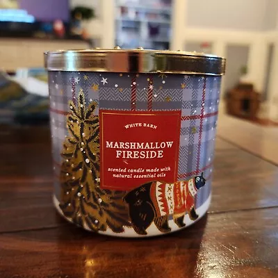 Bath & Body Works 14.5oz. *MARSHMALLOW FIRESIDE* 3 Wick Candle • $15.95