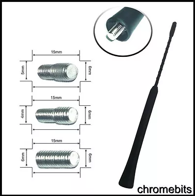 Car Roof Mount AM/FM Universal Radio Antenna Stubby Aerial Mast Whip 9'' • £3.19