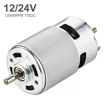 775 DC Motor 12V-24V 12000RPM Brushless Micro Motor For Power Tools / DIY Toys • £13.65