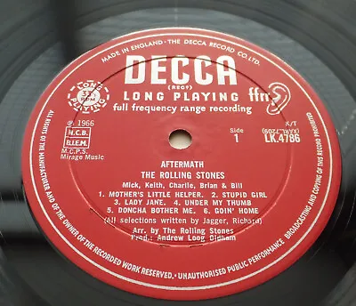 £585 • Buy The Rolling Stones - AfterMath // Orig UK '66 'Shadow' Mono Decca LP Top Copy