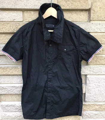 £9.99 • Buy Fly53 Short Sleeved Shirt Size Small, Black, High Neck
