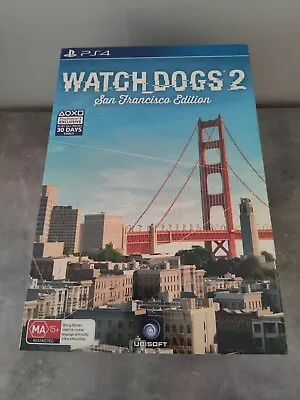 Watchdogs San Francisco Edition Collectors Edition PAL PS4 NEW SEALED • $165