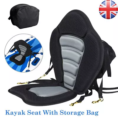 Kayak Seat Paddle Cushion Board Back Rest Rest Back Support Cushion Adjustable • £24.55