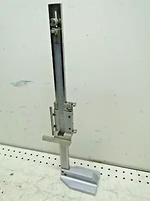 Vintage Mitutoyo 12” Inch Imperial Vernier Height Gage Gauge Stainless Machinist • $139