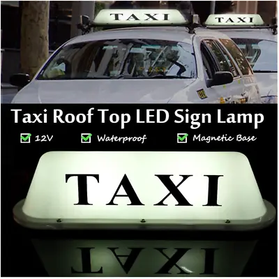 $25.99 • Buy Car Truck Taxi Sign Cab Roof Dome LED Light Lamp Shell Magnetic Base 5V USB Line