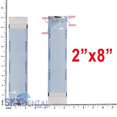 Up To 12000 Sterilization Pouches 2  X 8  Dental Medical Self Seal Pouch Bag • $299.99