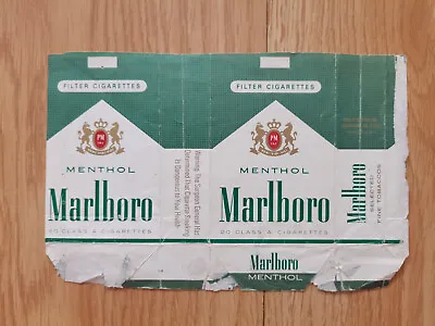 Opened Empty Cigarette Soft Pack--84 Mm-USA-Marlboro • $1.40