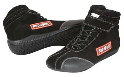 RaceQuip® 30500060RQP 305 Euro Carbon L Driving Shoes SFI 3.3/5 Black Size 6 • $76.97