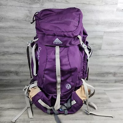 Kelty Coyote 75 Purple Backpack Internal Frame Batwing Hiking Camping Great • $44.97