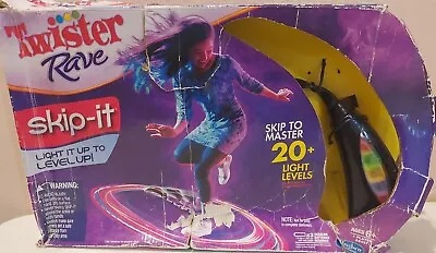 $29.99 • Buy NEW DAMAGED BOX Hasbro Twister Rave Skip It A7092 Light Up Rave Ring 2013