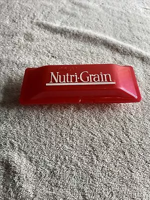 Promotional Hard Plastic Nutri-Grain Kellogg’s Carrying Case Carry Along • $34.35