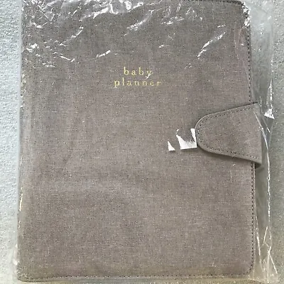 Kikki K Baby Planner A5 Medium Grey Pregnancy Calendar Organiser Record Notes • $9.99