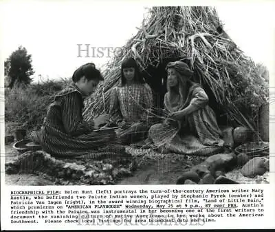 1988 Press Photo Scene From  American Playhouse: Land Of Little Rain  Film • $19.99