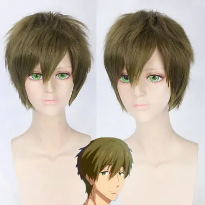 Free! Tachibana Makoto Cosplay Anime Party Hair Wig Heat Resistant • $19.37