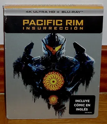 Pacific Rim Insurrection (Pacific Rim: Uprising) Steelbook 4K UHD + Bd + Comic • $97.86