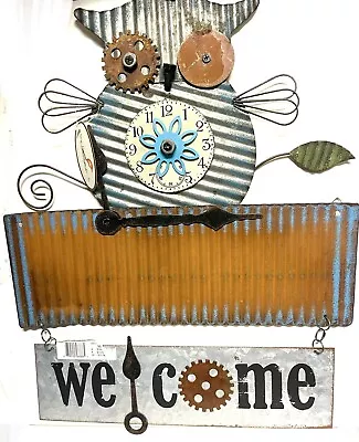 Owl Magnet Address Welcome Sign Metal Wall Decor By Sunset Vista 17.5x14” • $16.99