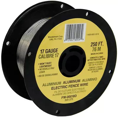 Electric Fence Wire 250 Ft Spool Aluminum Wire 17 Gauge Free Shipping • $9.87