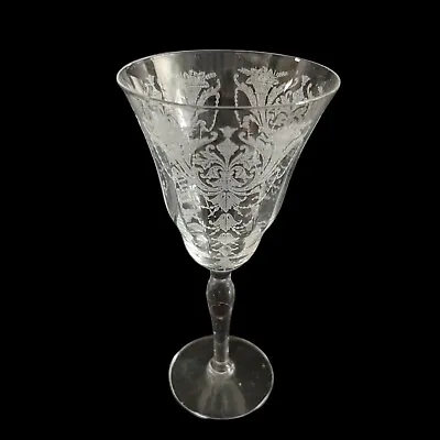 Vintage Morgantown Glass Clear Milan (Stem 7668) Water Goblet • $15