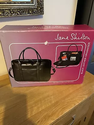 Jane Shilton  Leather Organiser Bag Briefcase Laptop Soft Leather Brand New • £34.95