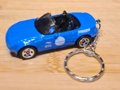 1/64 Diecast Model Car Keyrings  1991 Mazda Mx5 Miata  • £14.99