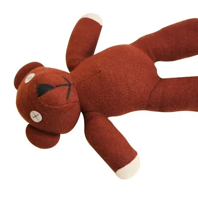 23cm Mr Bean Teddy Bear Animal Stuffed Plush Toy Soft Cartoon Brown Figure Doll • $8.99
