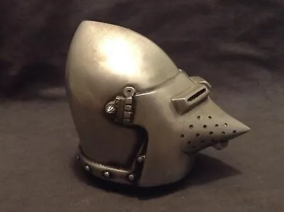 Mainmast Figureheads Vintage Medieval Knights Helmet Paperweight Cargey Cottage • $25