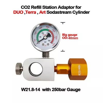 Refilling Adapter Kit For SodaStream Quick Connect Cylinder To W21.8 CO2 Tank • £25.99