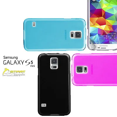 Matte Gel Case Cover For Samsung Galaxy  S5 Mini TPU Jelly Soft + Screen Guard • $4.99