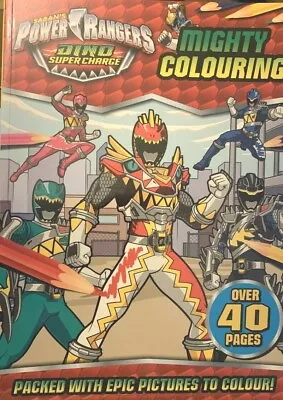 £4.95 • Buy NEW POWER RANGERS  - MIGHTY COLOURING Over 40 Pages DINO SUPERCHARGE
