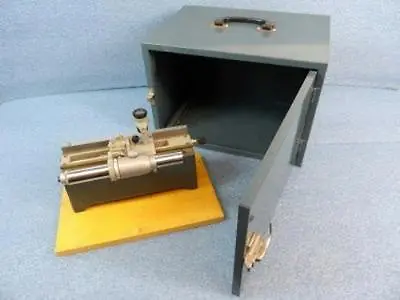 Central Scientific / Gaertner Micrometer Slide Microscope W/ Metal Case • $178.57