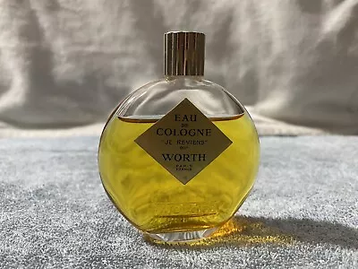 Vintage Je Reviens 90º Worth Eau De Cologne  2 Fl Oz Lalique France • $35