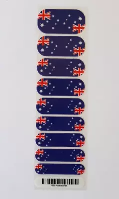 Jamberry Australia Fair Half Sheet Nail Wrap Australia Day Australian Flag • $3.50