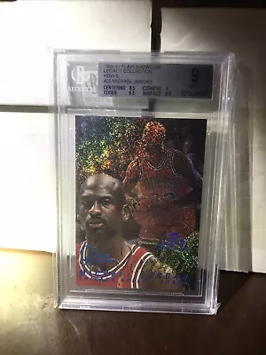 MICHAEL JORDAN 1996 FLAIR LEGACY ROW 0 BGS 9 Rarest Variation Out Of 150 Unicorn • $59999.99