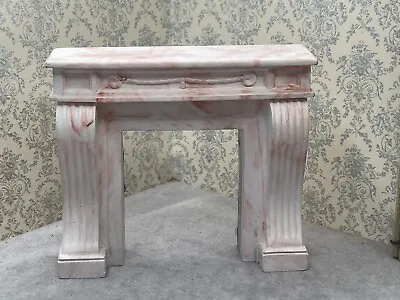 Dollhouse Lawbre Rose Marble French Fireplace  • $42